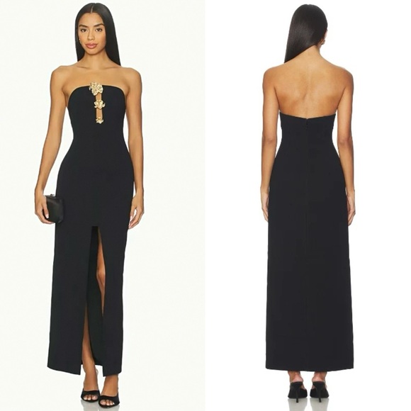 Acler Hawick Maxi Dress in Black